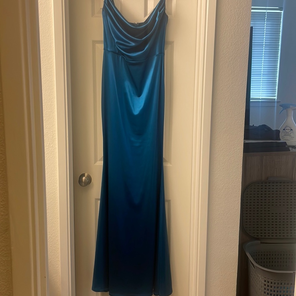 Royal blue mermaid dress